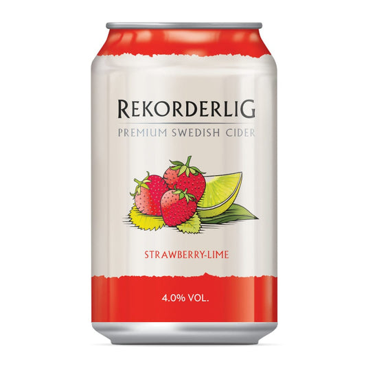 Rekorderlig Strawberry - Lime Cider Cans *24X330ml*
