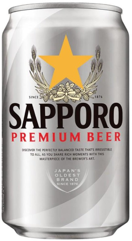Sapporo Premium Japanese Beer Cans *6X330ml*