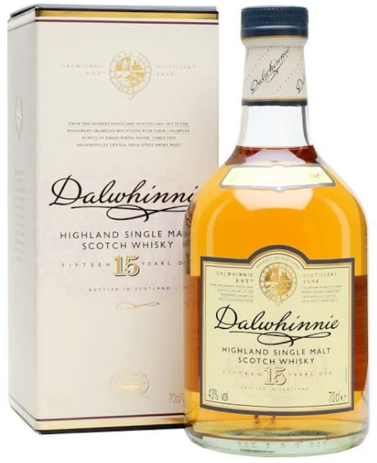Dalwhinnie 15 YO Highland Single Malt Whisky 700ml