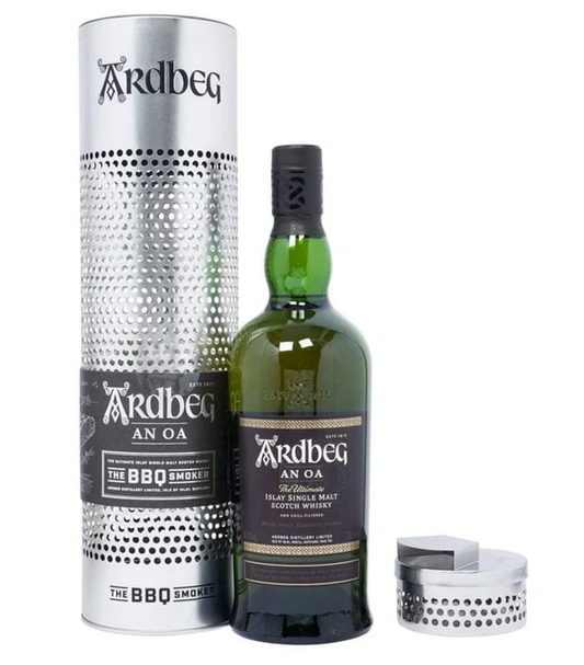 Ardbeg An Oa "The Ultimate" Single Malt Scotch Whisky 700ml (with BBQ Smoker)