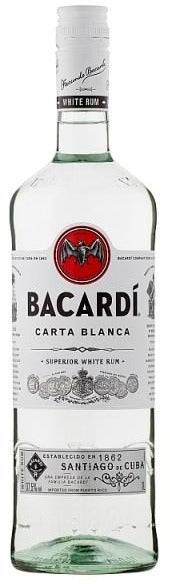 Bacardi Carta Blanca White Rum 1 Litre