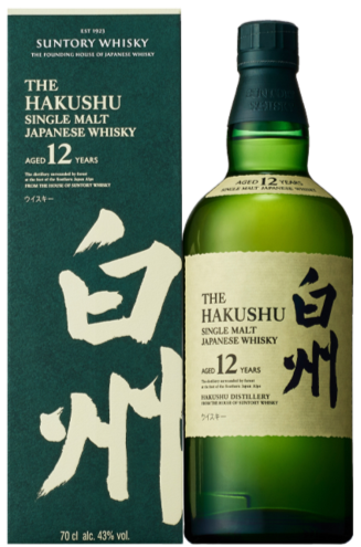 Hakushu 12 Years Old Single Malt Japanese Whisky 700ml