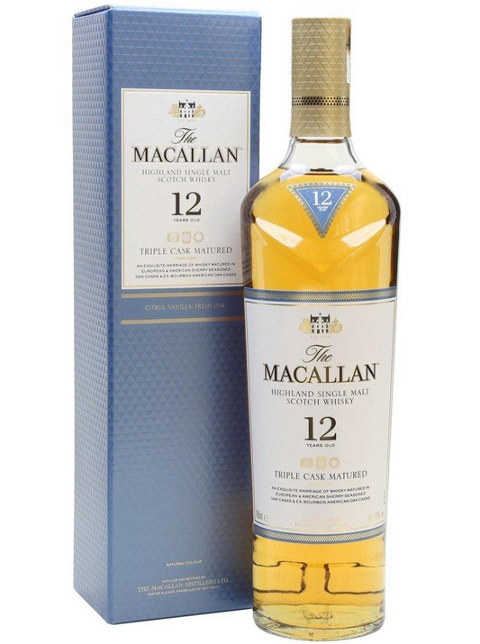 The Macallan 12 Triple Cask Matured Single Malt Whisky 700ml
