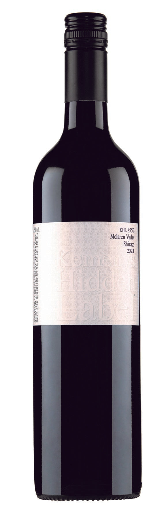 Kemenys Hidden Label McLaren Vale Shiraz 2021 (KHL 8552)