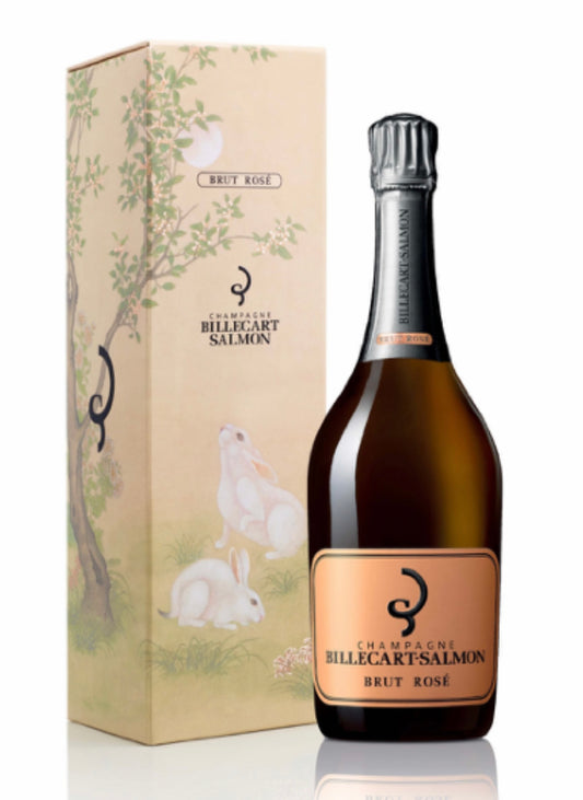Billecart-Salmon Brut Rose Champagne (Year of the Rabbit Giftbox)