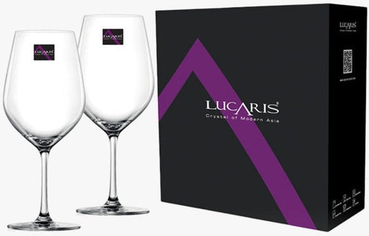 Lucaris Shanghai Soul Bordeaux Glass (2 Pack)