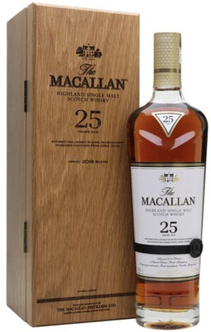 The Macallan Sherry Oak 25 Years Old Single Malt Scotch Whisky 700ml