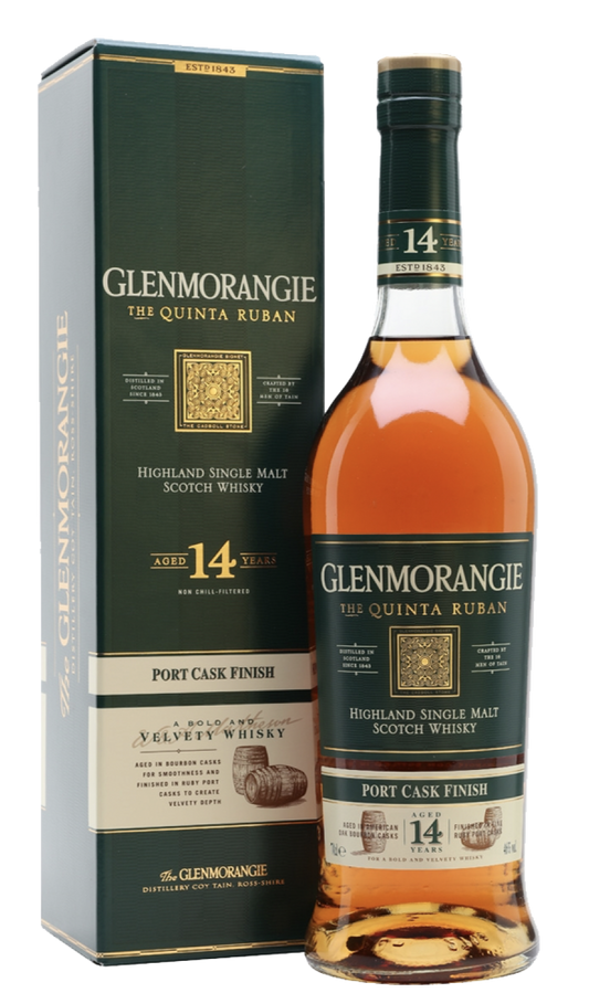 Glenmorangie The Quinta Ruban 14 Years Single Malt Whisky 700ml